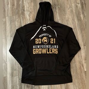 Newfoundland Growlers ECHL Hockey 2021 Hoodie Size Large
